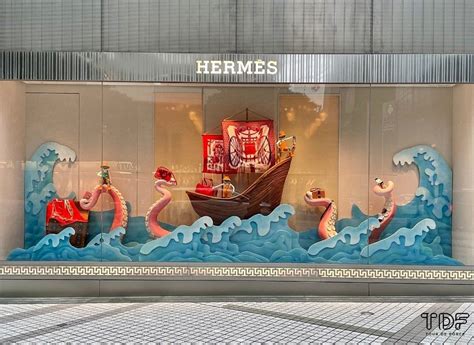 new hermes window display